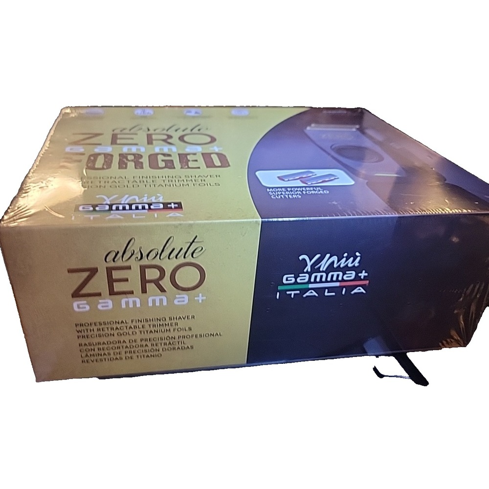 GAMMA Absolute Zero Forged Rechargeable Men's Razor Shaver New In Box - Picture 2 of 7